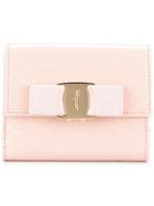 Salvatore Ferragamo Vara Bow Square Wallet - Nude & Neutrals