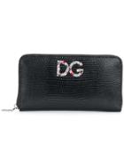 Dolce & Gabbana Logo Plaque Wallet - Black
