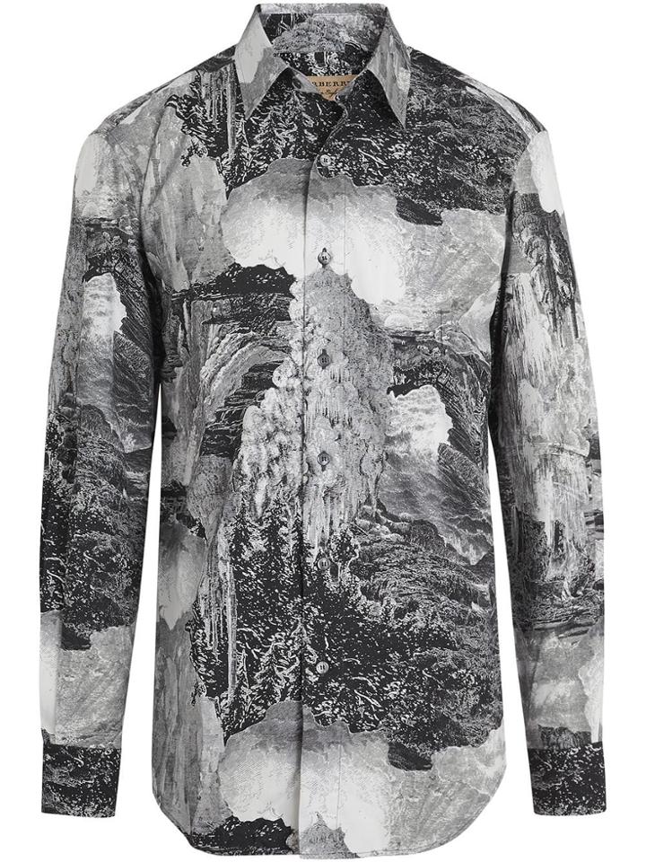 Burberry Dreamscape Print Shirt - Black