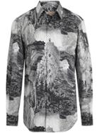 Burberry Dreamscape Print Shirt - Black