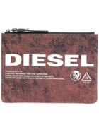 Diesel Lusina Denim Purse - Red