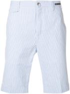 Pt01 Striped Shorts - Blue