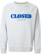 Closed Towelling Logo Sweatshirt