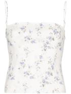 Reformation Overland Floral Print Top - Multicolour