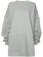 Y / Project Oversized Paneled Hoodie - Grey