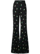 Rochas Wide Leg Trousers - Black