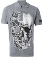 Philipp Plein Contrasting Skull Polo Shirt