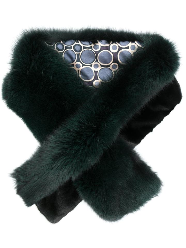Cara Mila Fur Scarf - Black