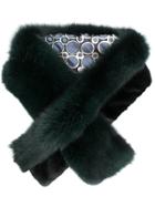 Cara Mila Fur Scarf - Black