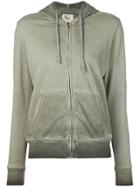 321 Washed Effect Hoodie - Green