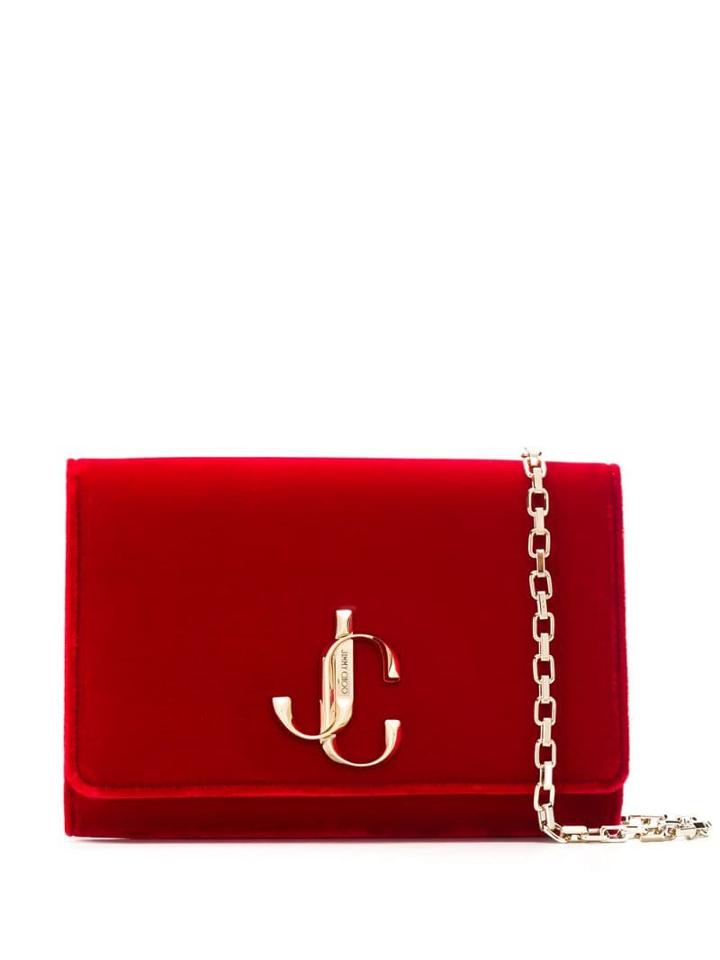 Jimmy Choo Varenne Clutch - Red