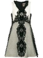 Fausto Puglisi Embroidered A-line Dress - Black