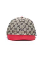 Gucci Kids Gg Supreme Baseball Cap, Boy's, Size: 52 Cm, Nude/neutrals
