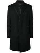 Les Hommes Classic Formal Coat - Black