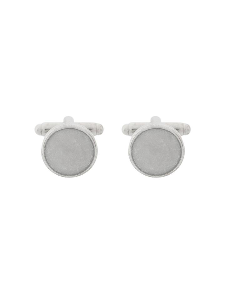 Fefè Round Cufflinks - White