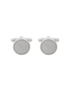 Fefè Round Cufflinks - White