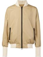 Daniel Patrick Elasticated Cuffs Bomber Jacket, Men's, Size: Small, Nude/neutrals, Polyester