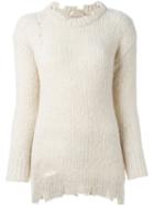 Erika Cavallini 'janquill' Jumper, Women's, Size: Small, Nude/neutrals, Acrylic/polyamide/spandex/elastane/alpaca