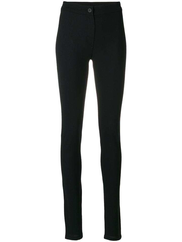 Ann Demeulemeester - Black Jack Leggings - Women - Cotton/elastodiene/polyamide/virgin Wool - 36, Cotton/elastodiene/polyamide/virgin Wool