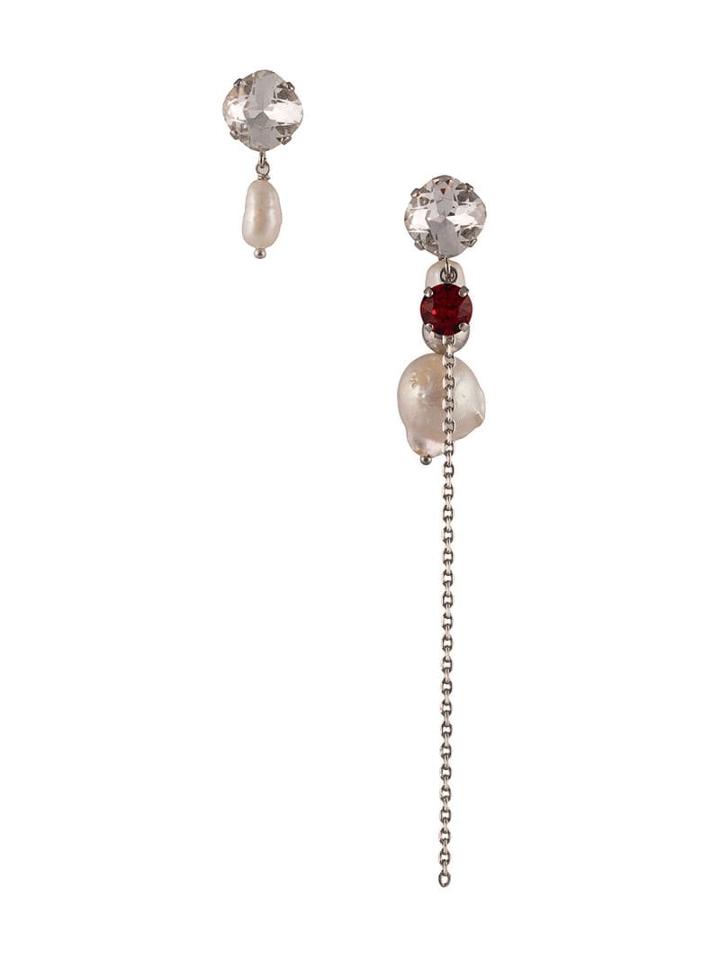 Justine Clenquet Betsy Earrings - Red