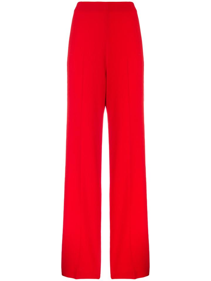 Halpern High Waisted Sequin Flared Trousers - Pink & Purple