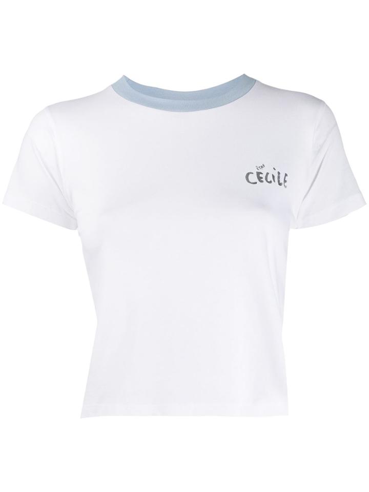 Être Cécile Cat Eyes Inez T-shirt - White