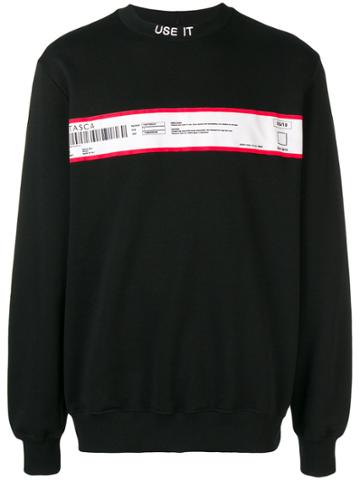 Letasca Printed Sweatshirt - Black