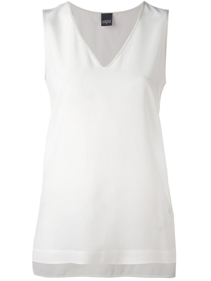 Lorena Antoniazzi - Classic Blouse - Women - Silk - 42, White, Silk