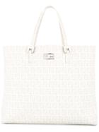 Fendi Vintage Zucca Pattern Handbag - White