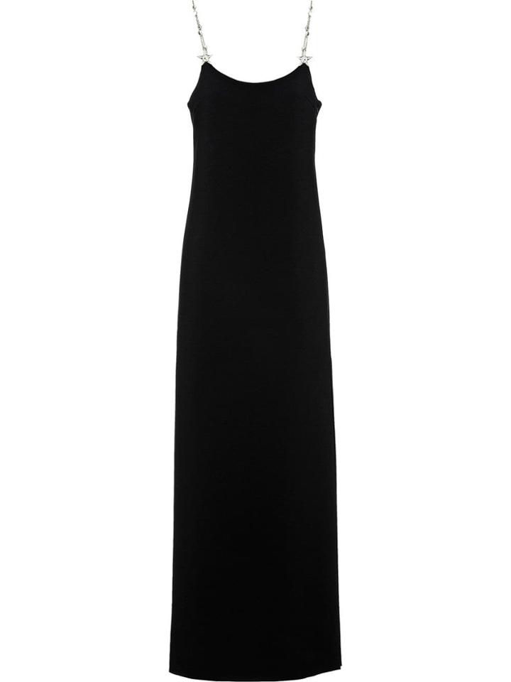 Miu Miu Maxi Cady Dress - Black