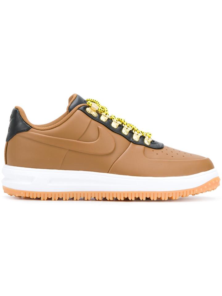 Nike Lunar Force 1 Duckboot Sneakers - Brown
