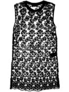 Ermanno Scervino Flower See-through Top