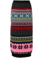 Msgm Knitted Tube Skirt - Black