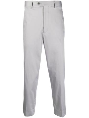 Sartorial Monk Cropped Trousers - Purple