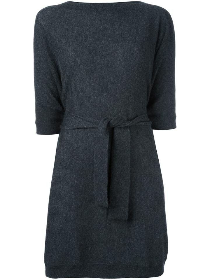Le Kasha Cashmere 'prague' Belted Cape - Grey