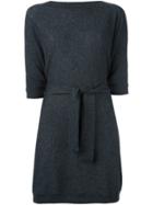 Le Kasha Cashmere 'prague' Belted Cape - Grey