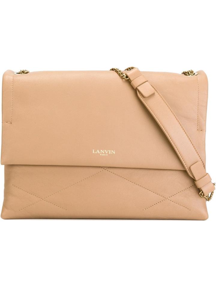 Lanvin 'sugar' Shoulder Bag - Nude & Neutrals