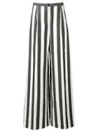 Escada Sport Striped Palazzo Trousers - Black