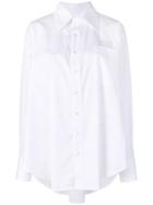 Matthew Adams Dolan Oversized Plain Shirt - White