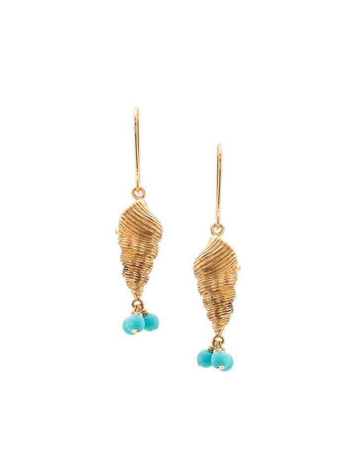 Aurelie Bidermann Roudoudou Earrings - Blue