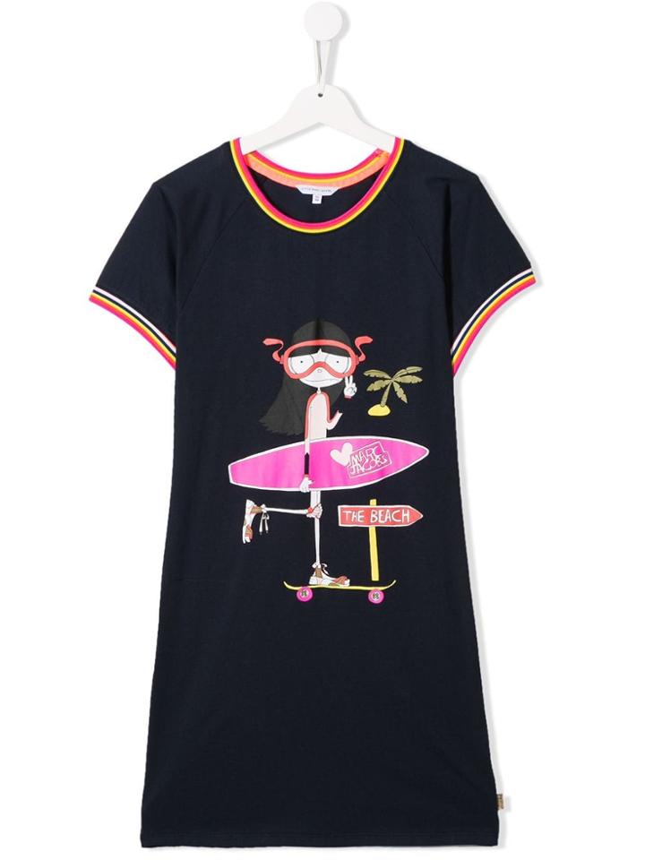 Little Marc Jacobs Teen Surfer Girl Dress - Blue