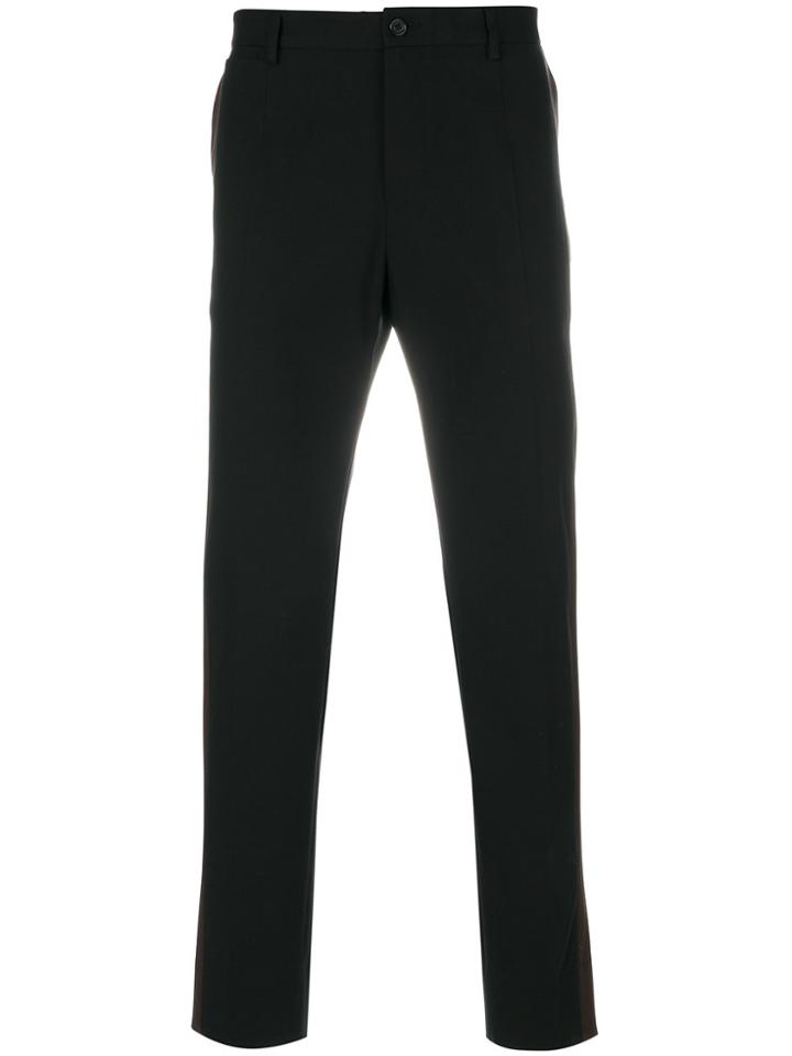 Dolce & Gabbana Slim-fit Tailored Trousers - Black
