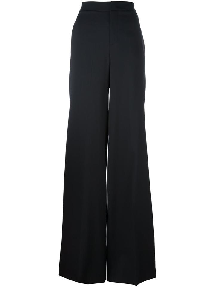 Etro Wide Leg Trousers, Women's, Size: 40, Black, Spandex/elastane/wool