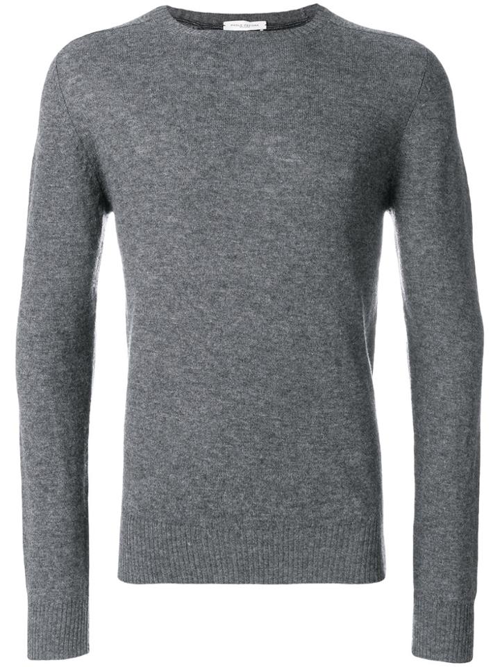 Paolo Pecora Crew Neck Jumper - Grey