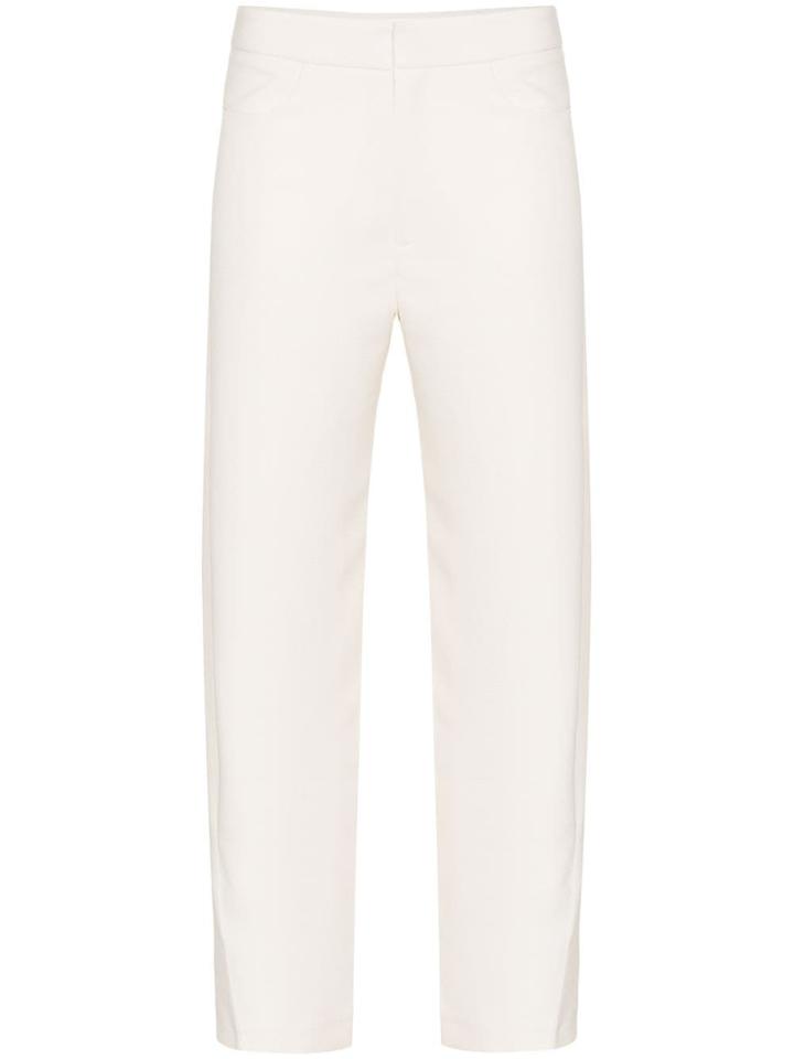 Toteme Novara Slim Tapered Trousers - White