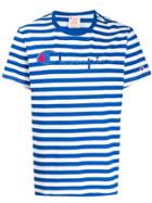 Champion Striped Logo T-shirt - Blue