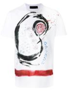 Etro Rose Print T-shirt, Men's, Size: Xxl, White, Cotton