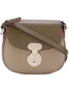 Giorgio Armani Saddle Sling Crossbody Bag, Women's, Brown