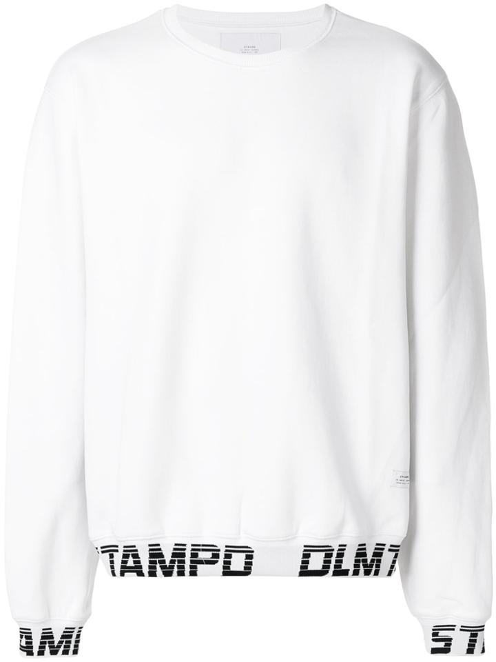 Stampd Logo Print Sweatshirt - White