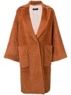 Antonelli Giada Fur Coat - Yellow & Orange